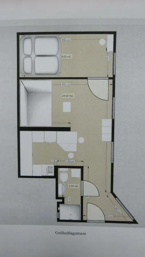 2 Zimmer Wohnung Vienna Apartment